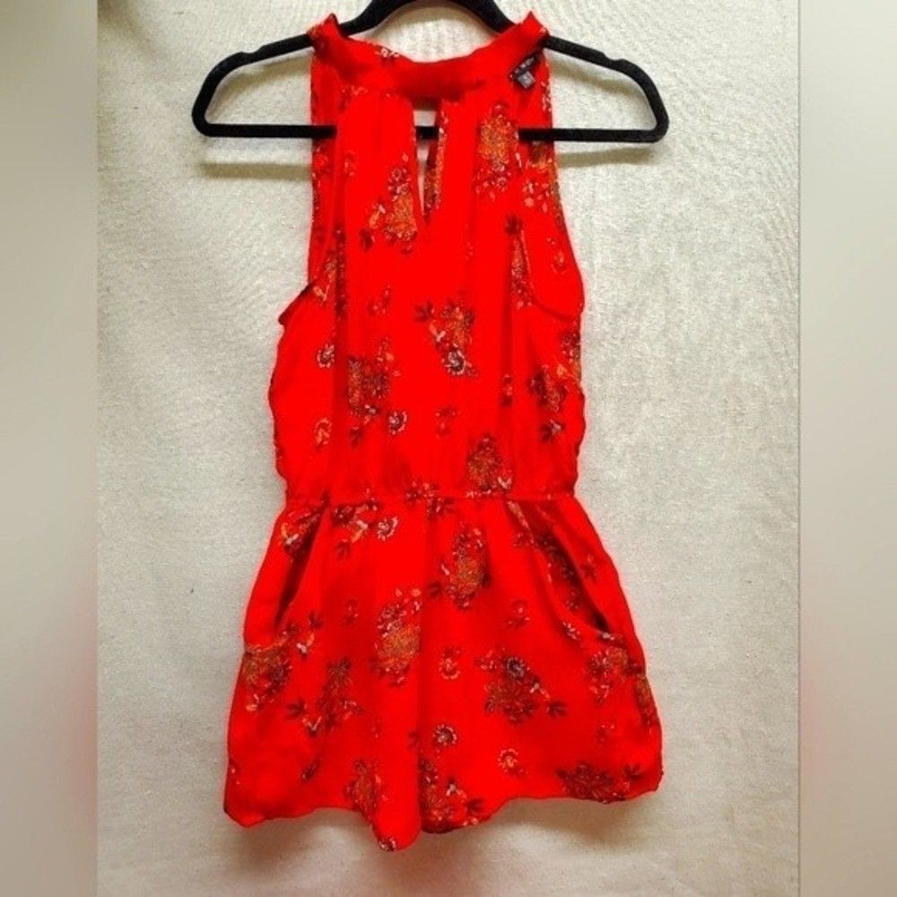 As U Wish Red Romper in Size S
